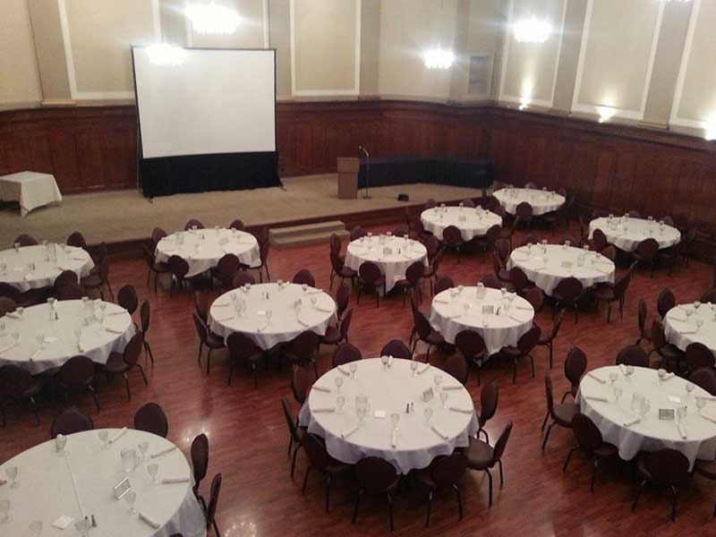 Bride or Groom room on third floor of The Corinthian Event Center.