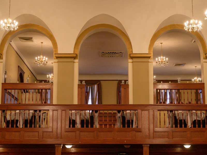 Bride or Groom room on third floor of The Corinthian Event Center.