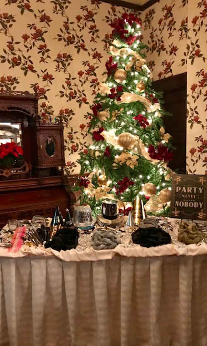 Christmass tree at Christmass party at The Corinthian Event Center.