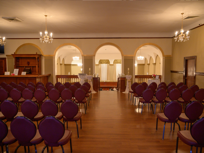 Third floor of The Corinthian Event Center.